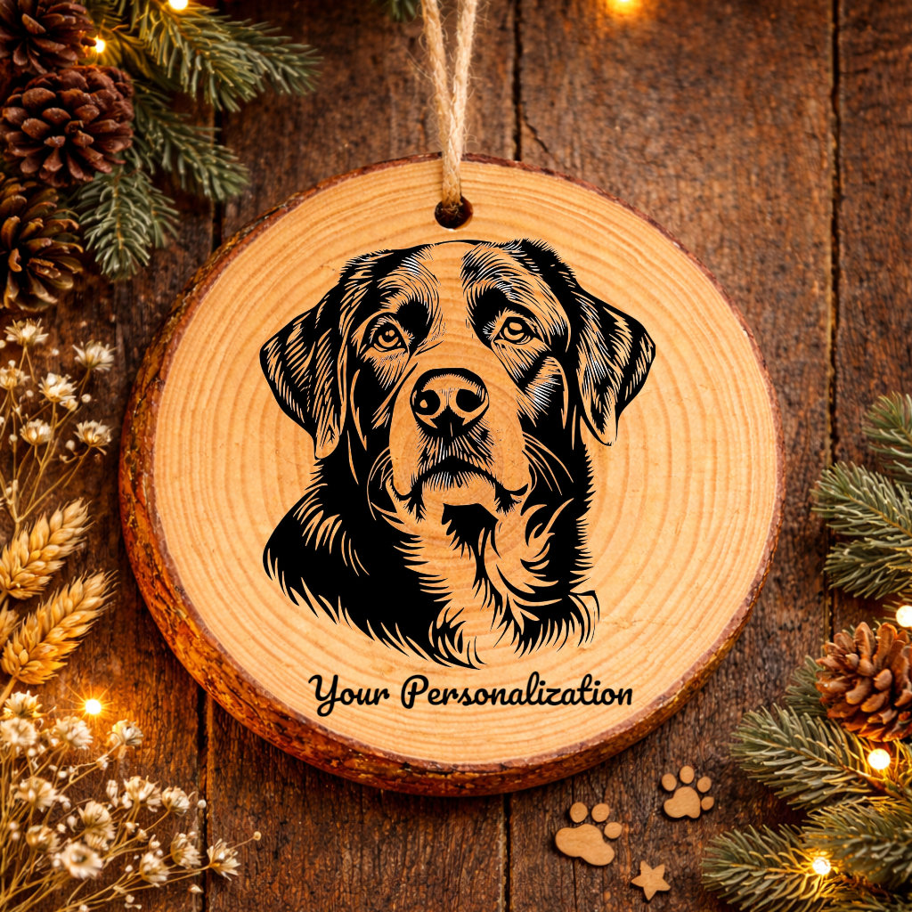 Appenzeller Sennenhund Dog Ornament – Rustic Wooden Keepsake