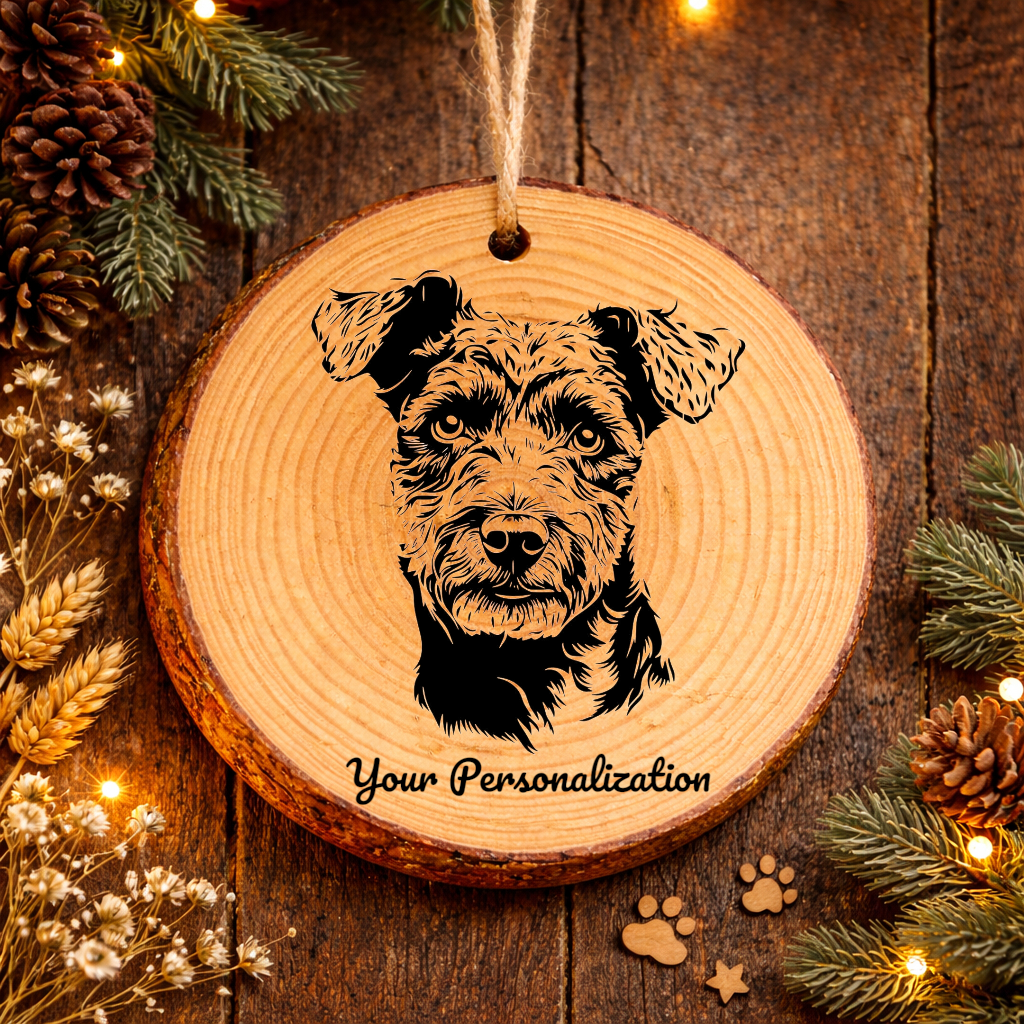 Pumi Dog Ornament – Rustic Wooden Keepsake