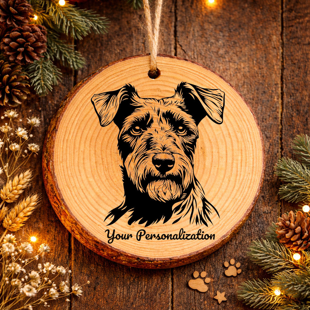 Welsh Terrier Dog Ornament – Rustic Wooden Keepsake