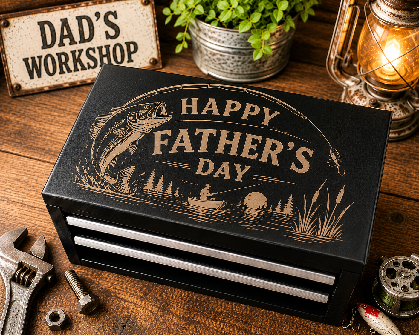 Fishing Theme Mini Toolbox