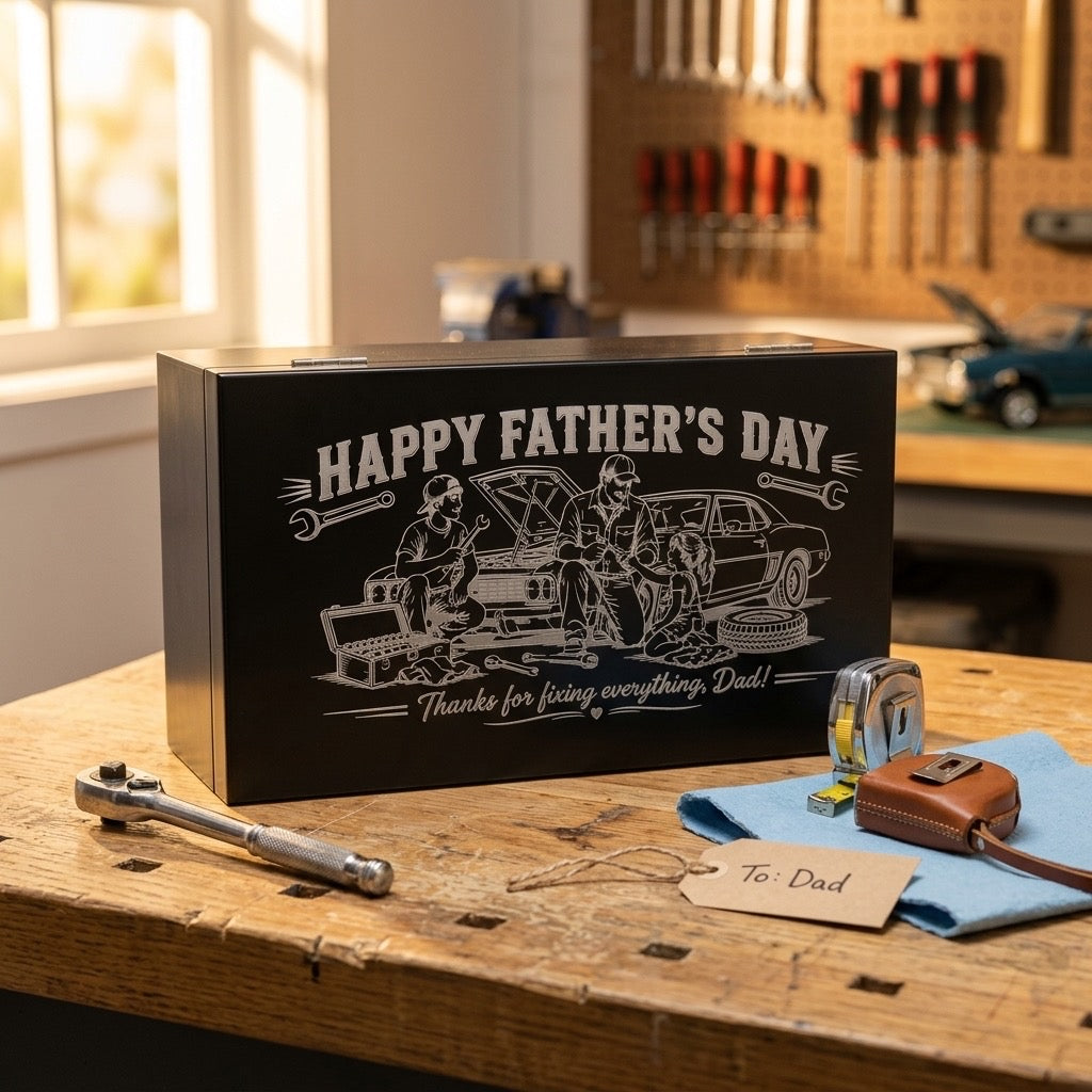 Mechanic Theme Mini Tool / Keepsake / Tackle Box