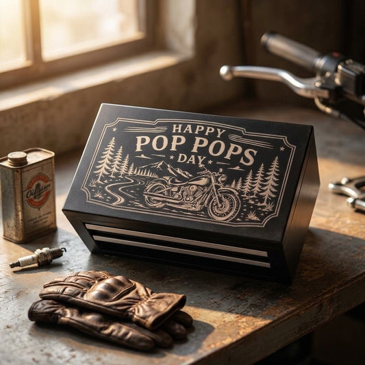 Motorcycle Theme Mini Tool / Keepsake / Tackle Box