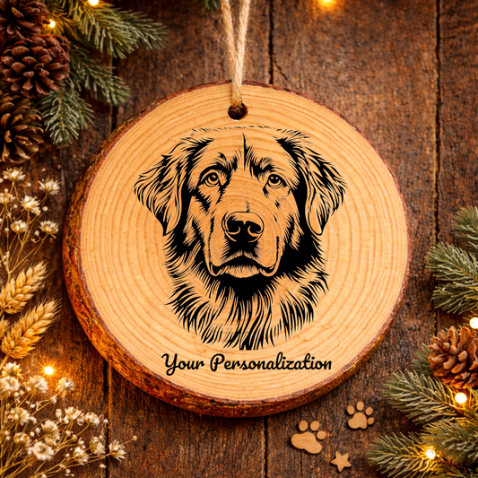 Anatolian Shepherd Dog Dog Ornament – Rustic Wooden Keepsake