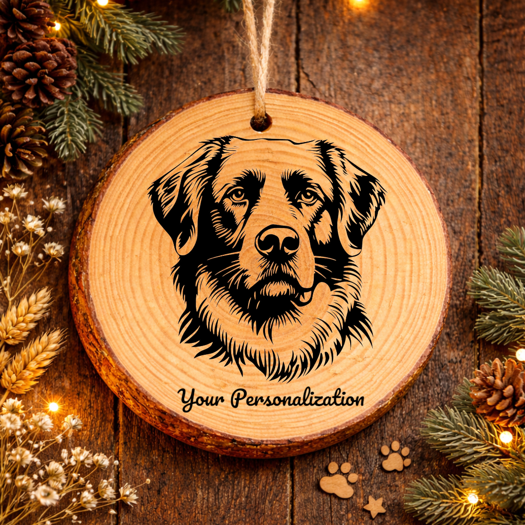 Anatolian Shepherd Dog Dog Ornament – Rustic Wooden Keepsake
