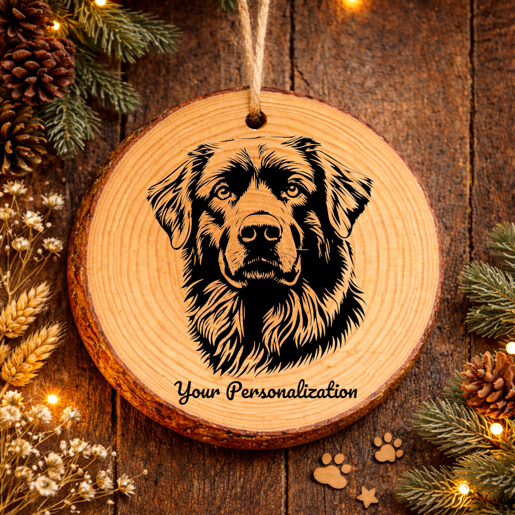 Anatolian Shepherd Dog Dog Ornament – Rustic Wooden Keepsake