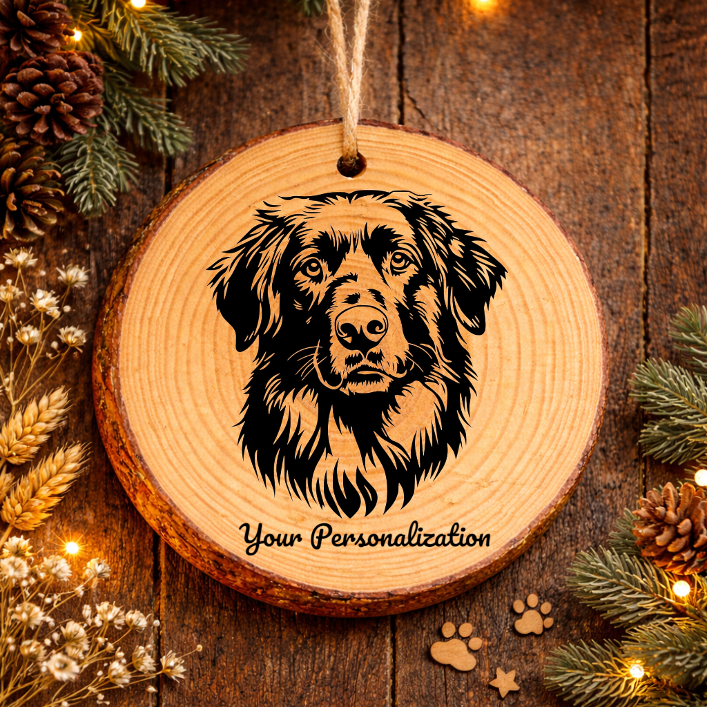 Anatolian Shepherd Dog Dog Ornament – Rustic Wooden Keepsake
