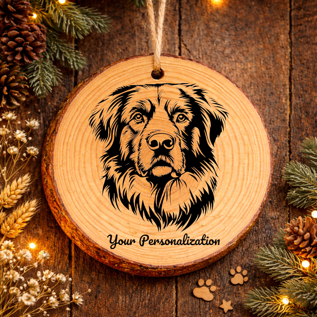 Anatolian Shepherd Dog Dog Ornament – Rustic Wooden Keepsake