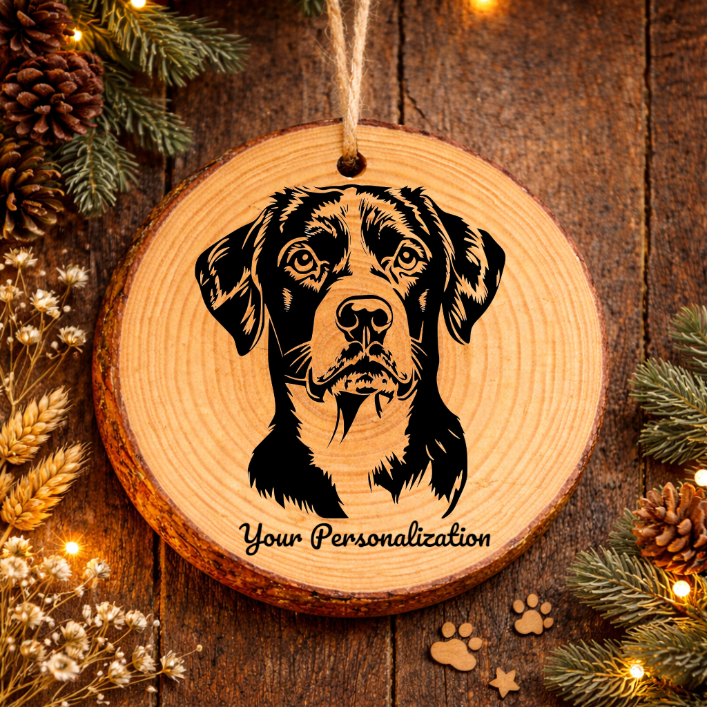 Appenzeller Sennenhund Dog Ornament – Rustic Wooden Keepsake