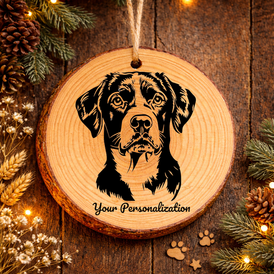 Appenzeller Sennenhund Dog Ornament – Rustic Wooden Keepsake