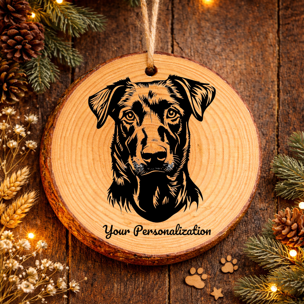 Beauceron Dog Ornament – Rustic Wooden Keepsake