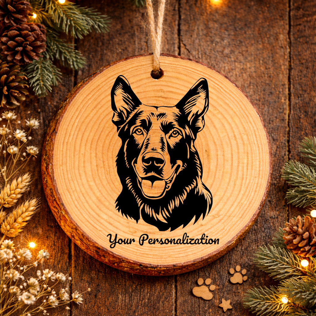 Beauceron Dog Ornament – Rustic Wooden Keepsake