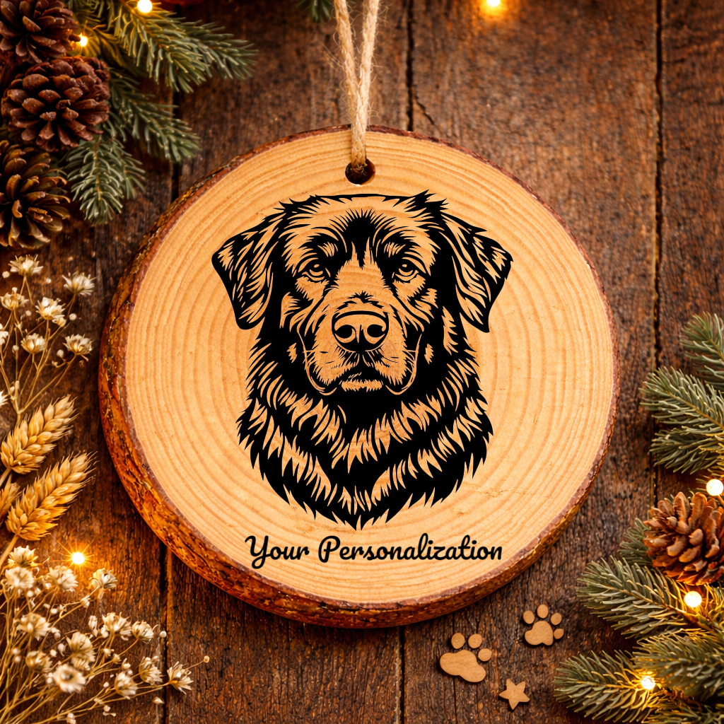 Central Asian Shepherd Dog Dog Ornament – Rustic Wooden Keepsake