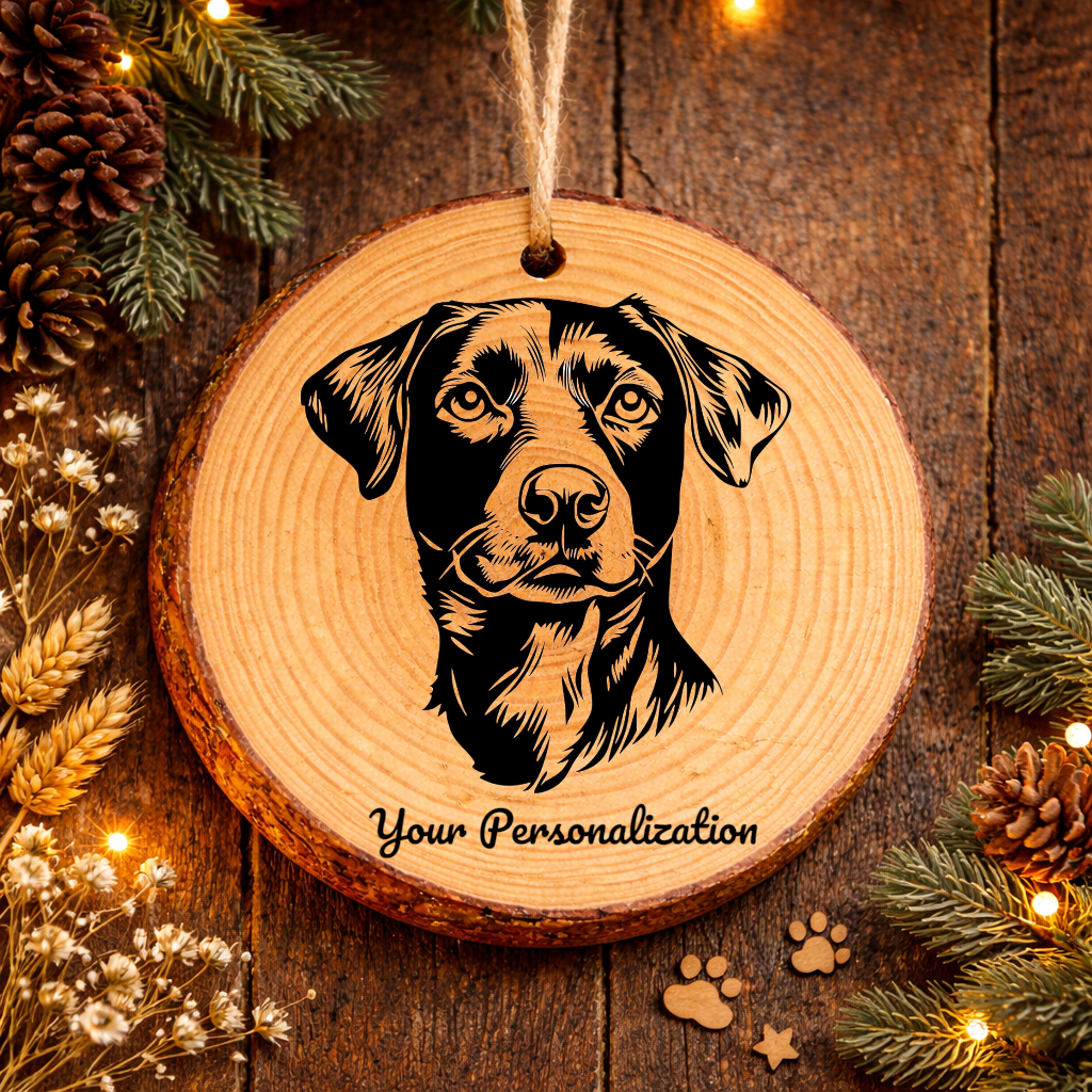 Danish-Swedish Farmdog Dog Ornament – Rustic Wooden Keepsake