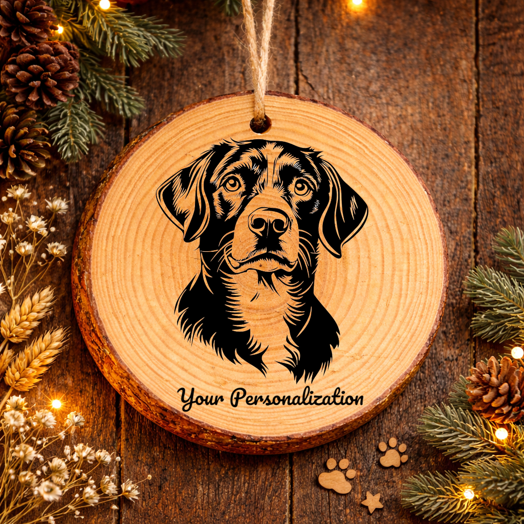 Entlebucher Mountain Dog Dog Ornament – Rustic Wooden Keepsake