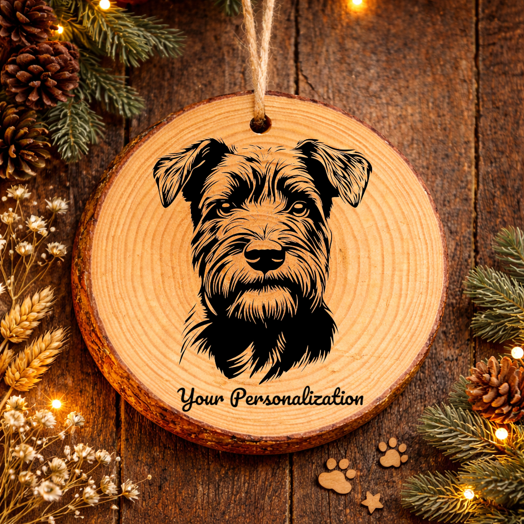 Glen of Imaal Terrier Dog Ornament – Rustic Wooden Keepsake
