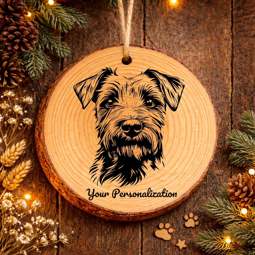 Glen of Imaal Terrier Dog Ornament – Rustic Wooden Keepsake