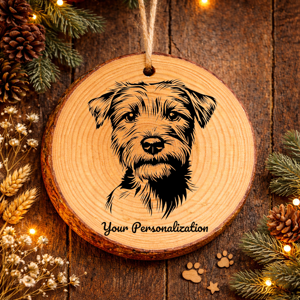 Glen of Imaal Terrier Dog Ornament – Rustic Wooden Keepsake