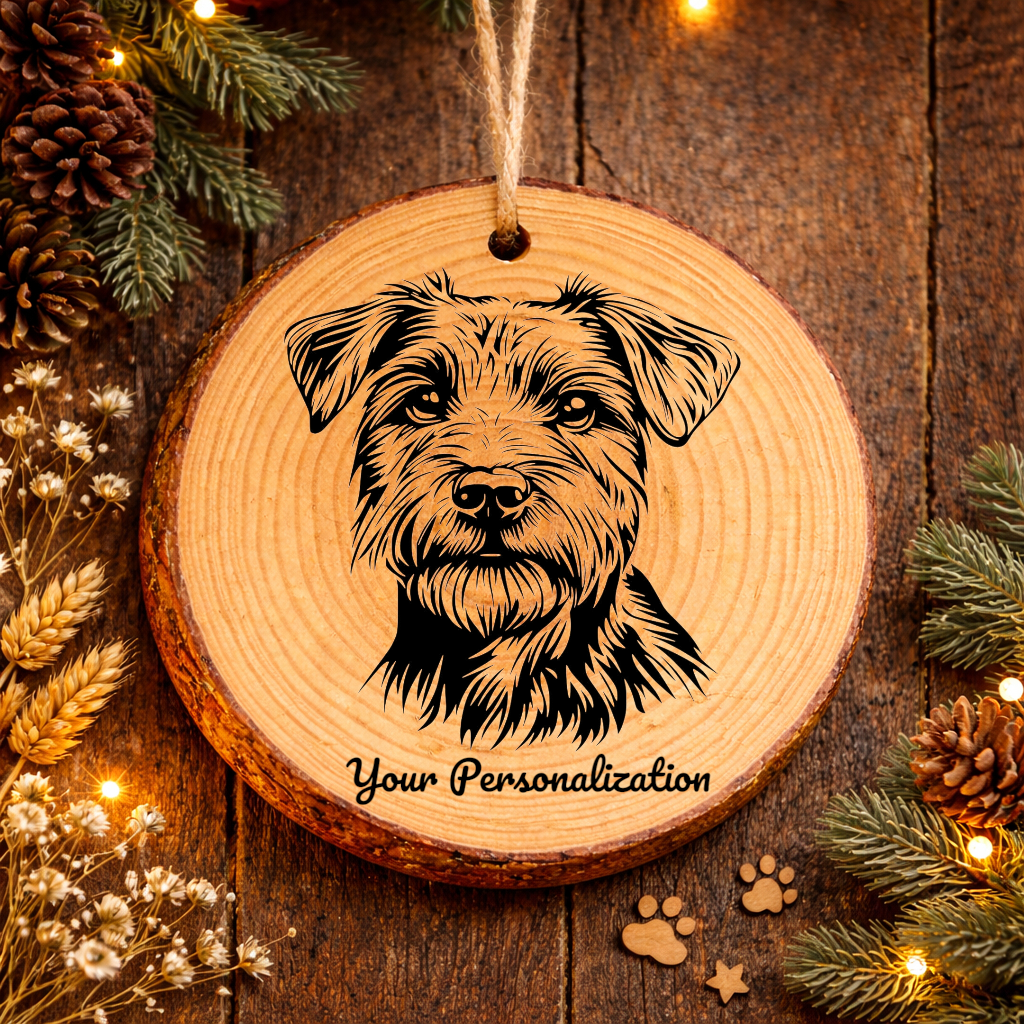 Glen of Imaal Terrier Dog Ornament – Rustic Wooden Keepsake