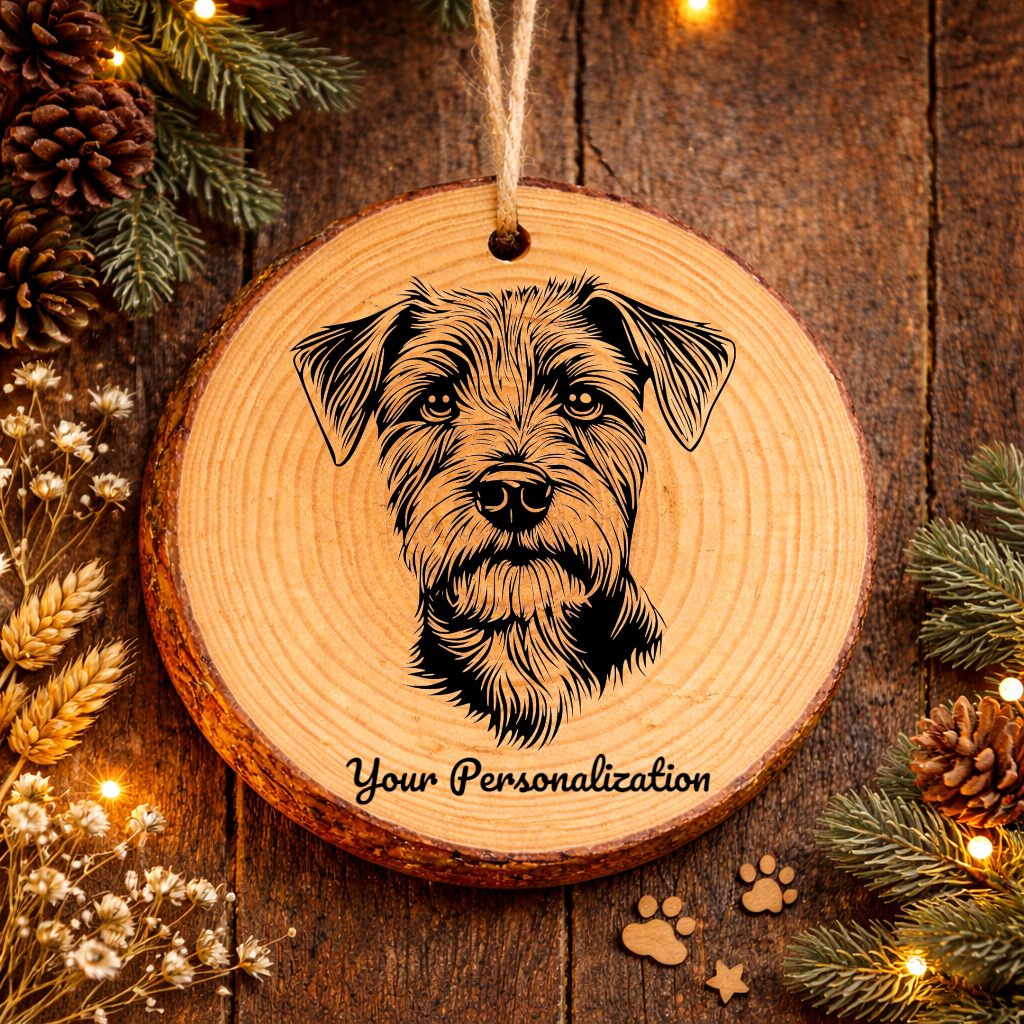 Glen of Imaal Terrier Dog Ornament – Rustic Wooden Keepsake