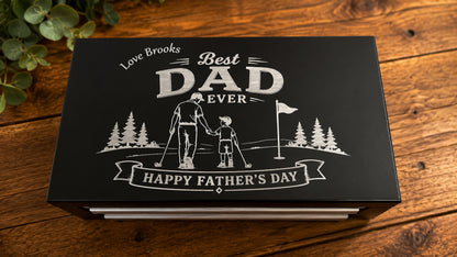 Golf Theme “Dad & Me” Mini Tool / Keepsake / Tackle Box