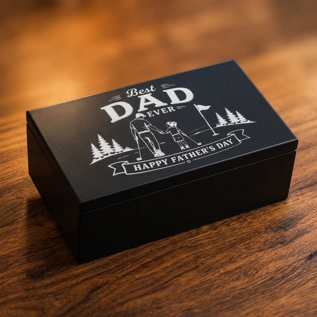 Golf Theme “Dad & Me” Mini Tool / Keepsake / Tackle Box