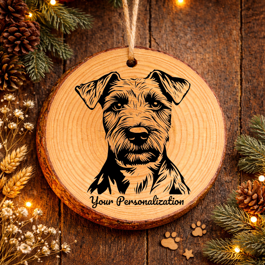 Lakeland Terrier Dog Ornament – Rustic Wooden Keepsake