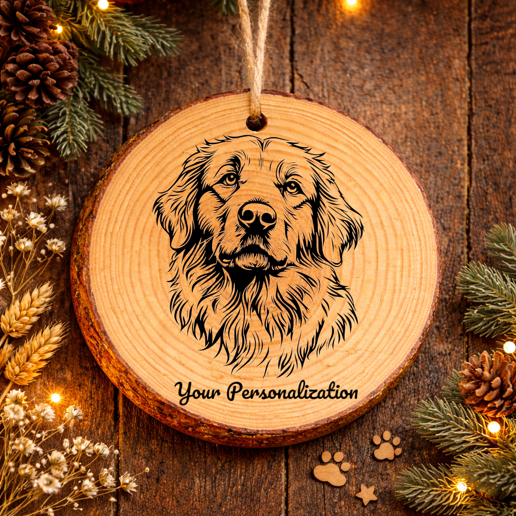 Maremma Sheepdog Dog Ornament – Rustic Wooden Keepsake