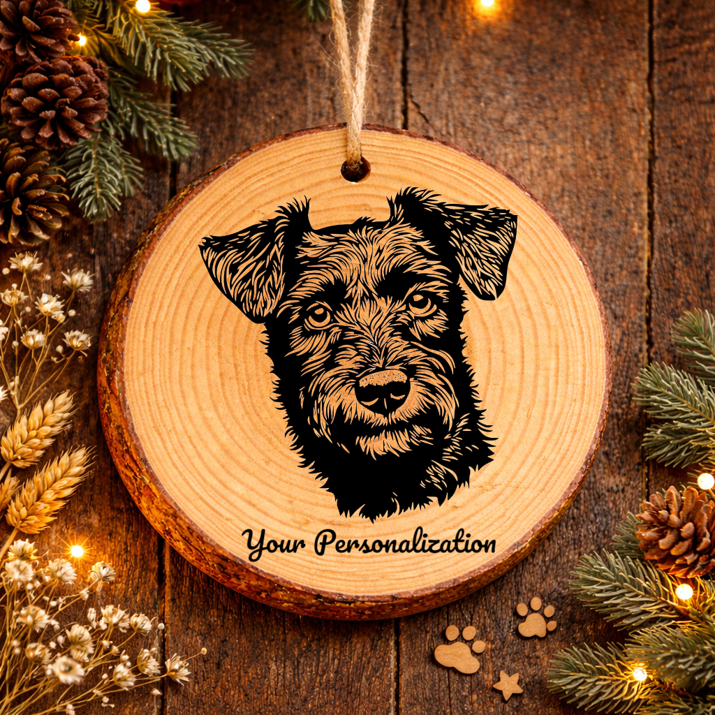Pumi Dog Ornament – Rustic Wooden Keepsake
