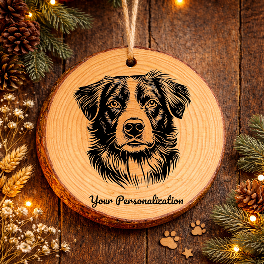 Rafeiro do Alentejo Dog Ornament – Rustic Wooden Keepsake