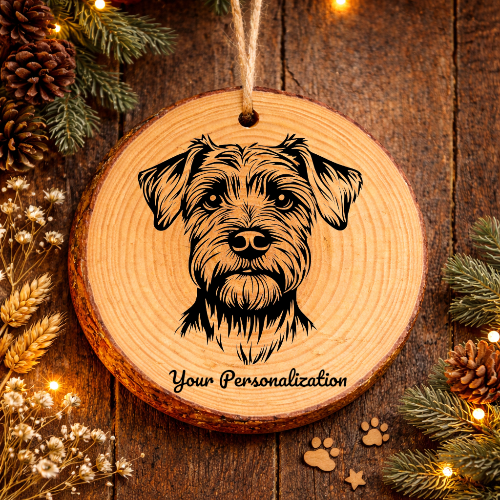 Sealyham Terrier Dog Ornament – Rustic Wooden Keepsake