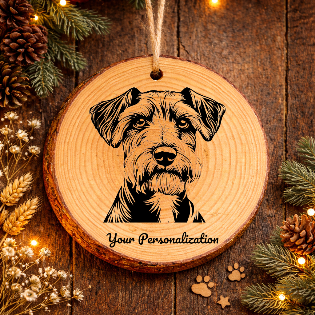Sealyham Terrier Dog Ornament – Rustic Wooden Keepsake