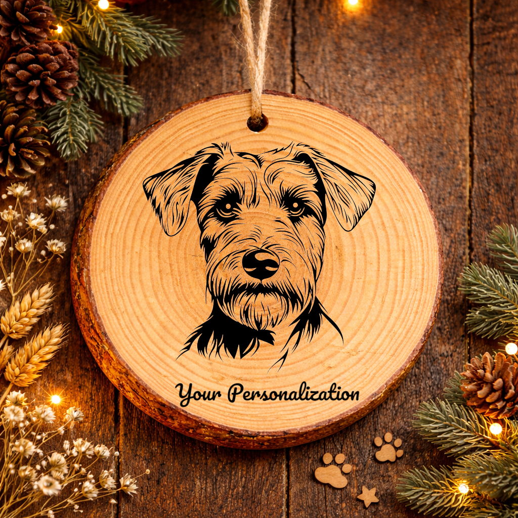 Sealyham Terrier Dog Ornament – Rustic Wooden Keepsake