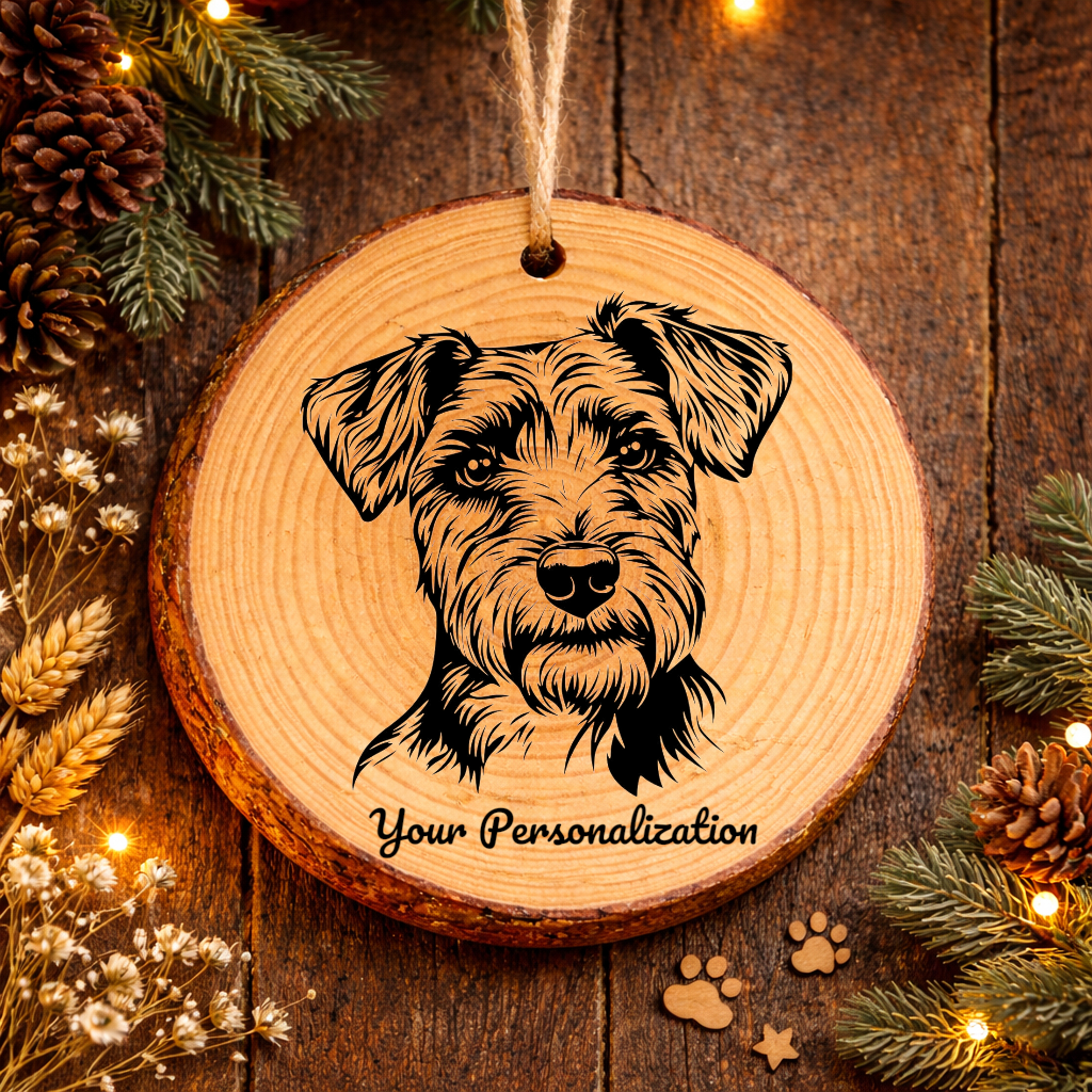 Sealyham Terrier Dog Ornament – Rustic Wooden Keepsake