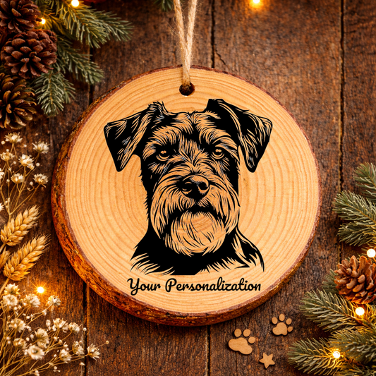 Welsh Terrier Dog Ornament – Rustic Wooden Keepsake