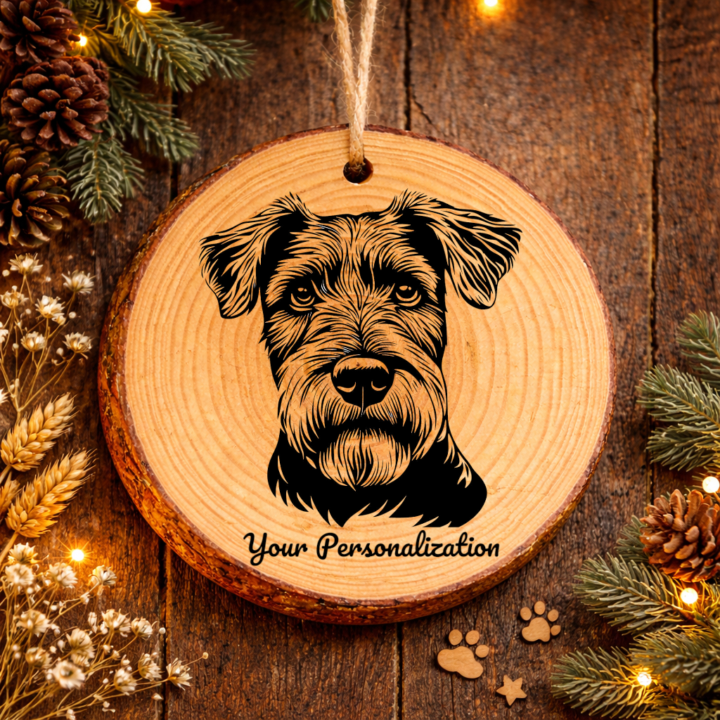 Welsh Terrier Dog Ornament – Rustic Wooden Keepsake
