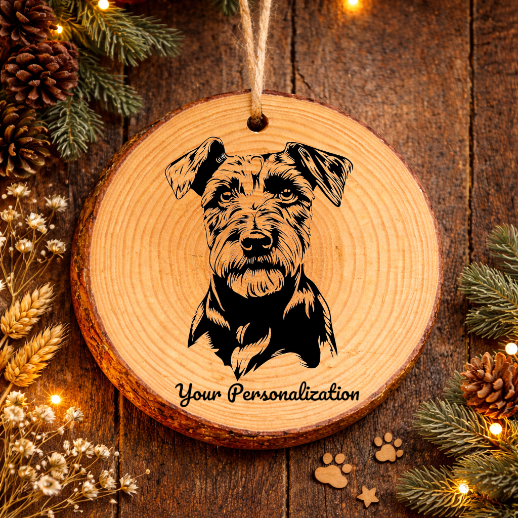 Welsh Terrier Dog Ornament – Rustic Wooden Keepsake