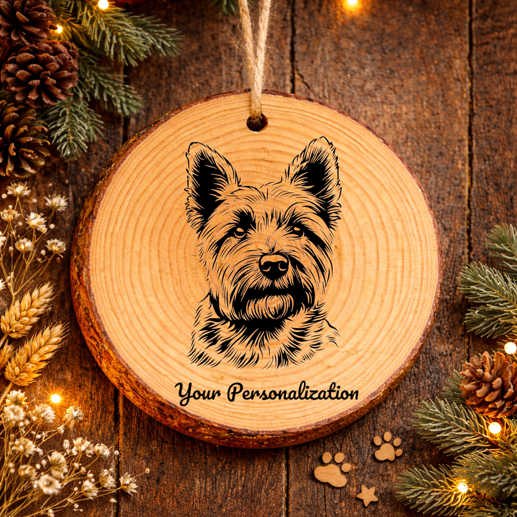 West Highland White Terrier Dog Ornament – Rustic Wooden Keepsake