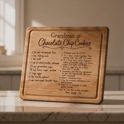 Grandma’s Cookies Recipe Serving Board