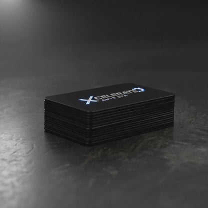 Custom Metal Logo Business Cards